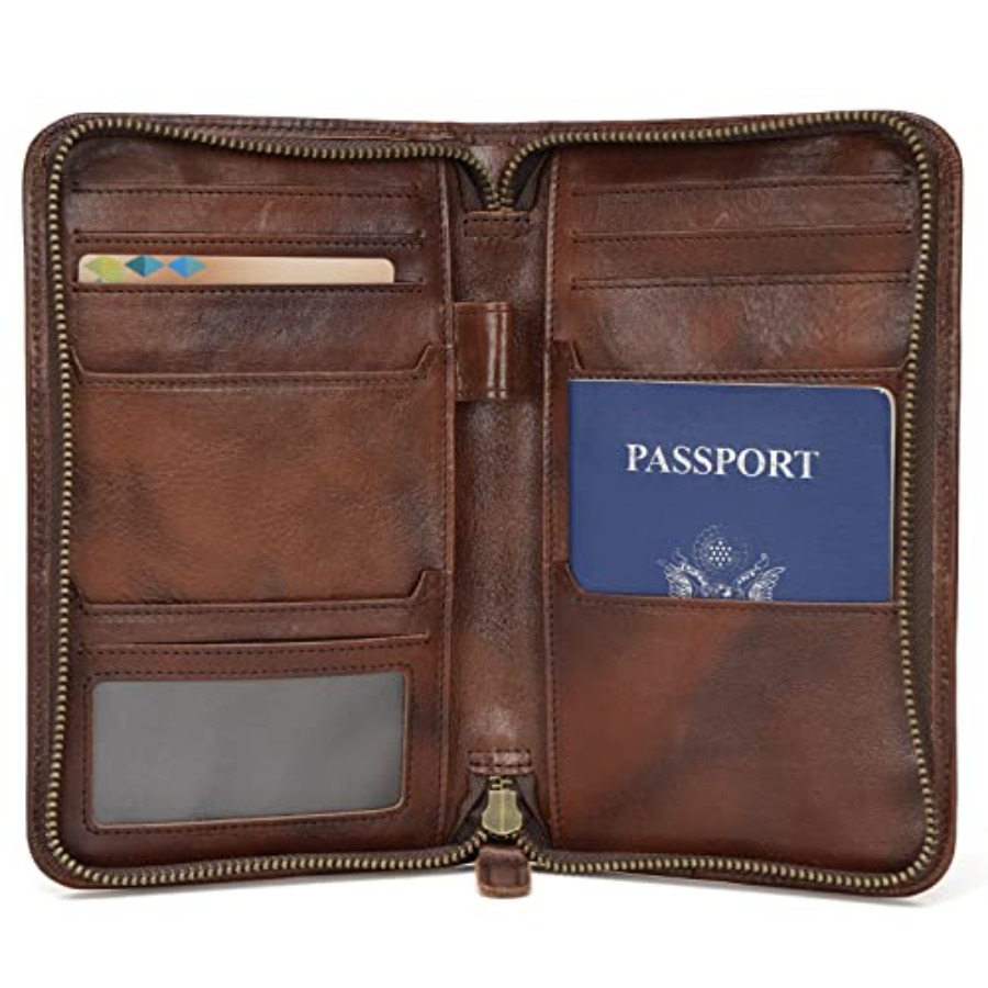 Leather Passport Cover - Polare Full Grain Leather Passport Holder
