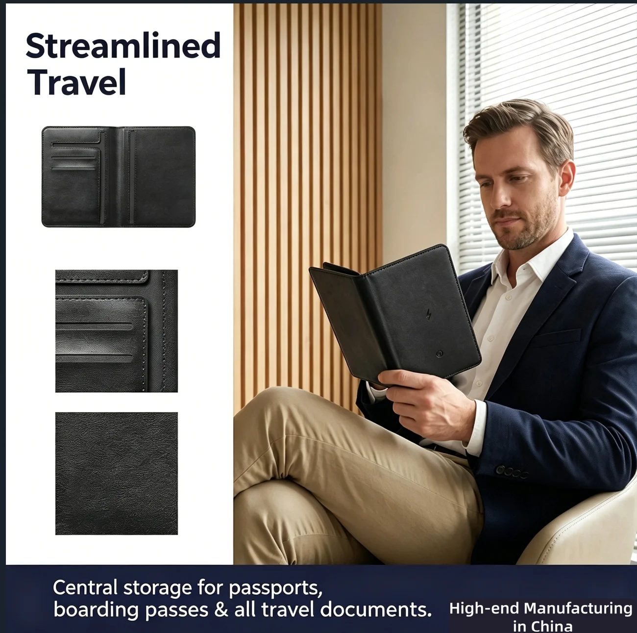 Smart Passport Holder Cover Po - Leather Passport Cover review and price