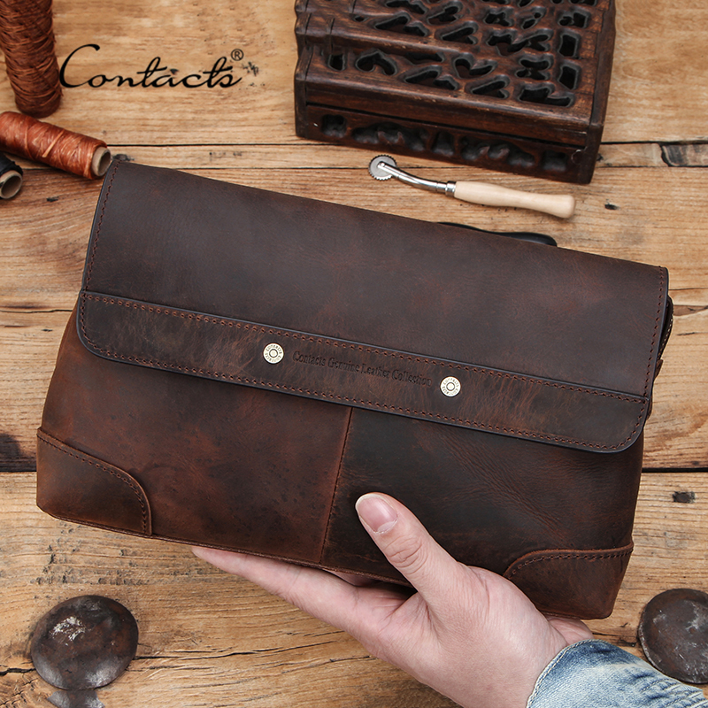 CONTACT'S Men Clutch Bags Larg - Leather Passport Cover review and price