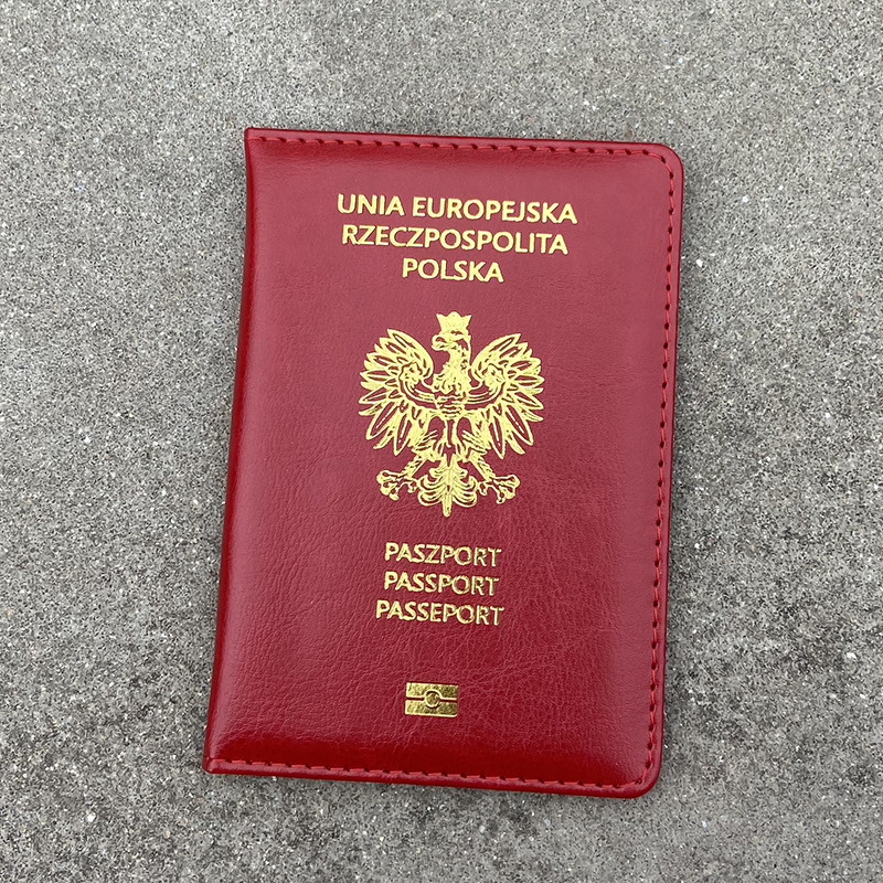Unia Europejska Rzeczpospolita - Leather Passport Cover review and price