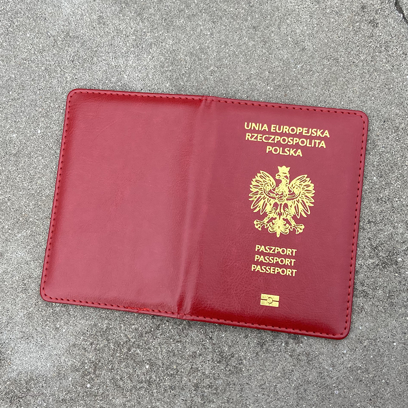 Unia Europejska Rzeczpospolita - Leather Passport Cover review and price
