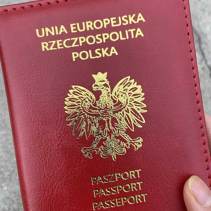 Unia Europejska Rzeczpospolita - Leather Passport Cover review and price